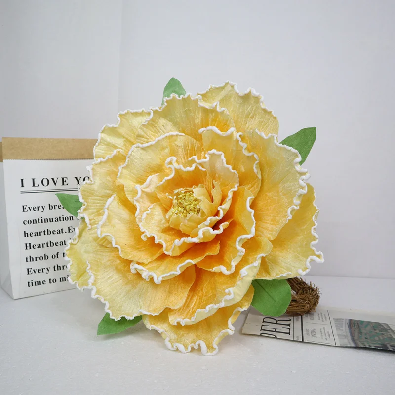 30/40/50/60/80cm Large Artificial Flowers Peony Wedding Background Decorative Flower Branches Silk Flowers Wall for Home Decor