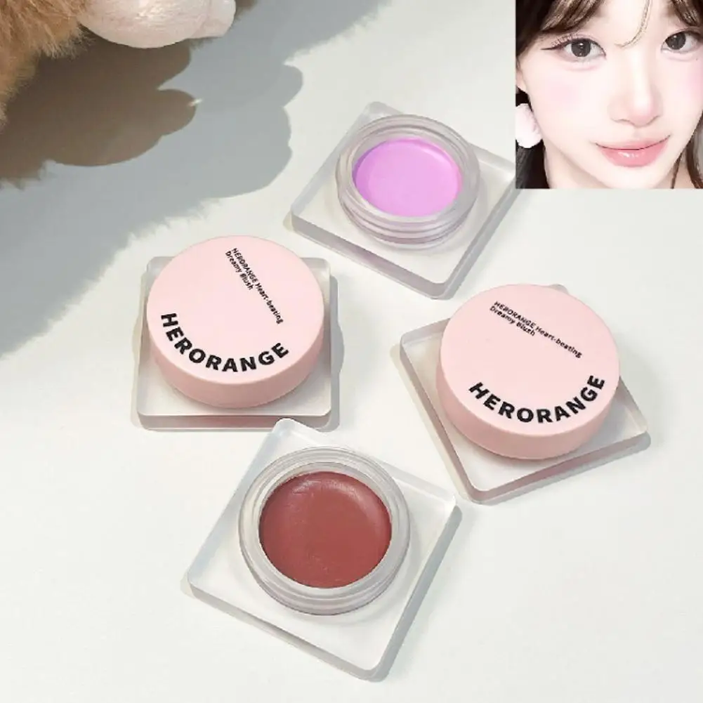 أحادية اللون أحمر الخدود ماتي لون الخد الطبيعي اشراق ماكياج الوجه لينة مقاوم للماء الكنتوري بودرة الوجه ماكياج أحمر الخدود X5E1 #6