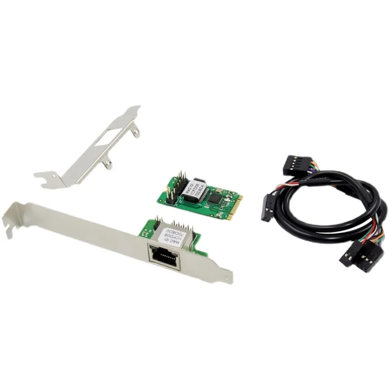 M2 to RJ45 Network Card 1000Mbps M.2 b key M key to PCIe Ethernet Card LAN Controller Card for RTL8111F Chip