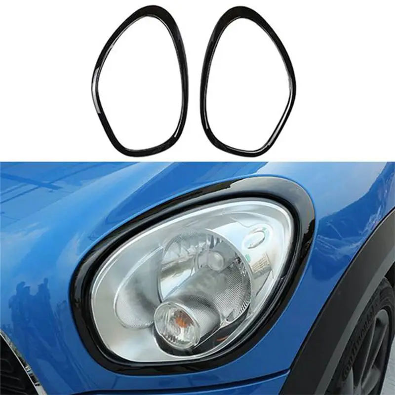 Reliable-4 Pack For MINI Cooper Countryman R60 2011-2016 Front And Rear Headlight Frame Ring Cover Trim Car Styling Accessories