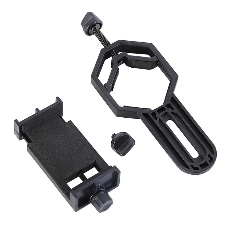 Metal Outdoor Astronomical Telescope Monocular Auxiliary Camera Clip Mobile Phone Video Bracket Bird Watching Binoculars Mount