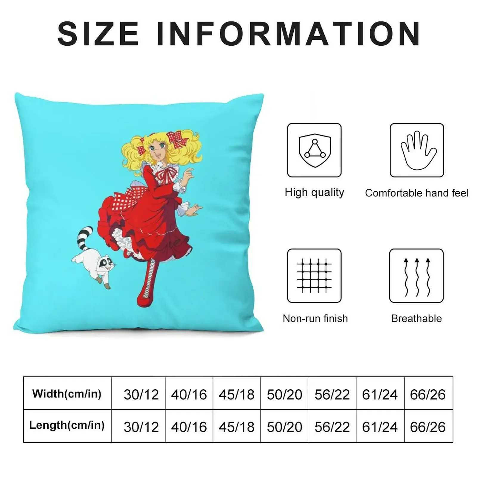 Candy Candy Snow Capucin Throw Pillow Decorative Cushion Cover luxury decor Throw Pillow Covers pillow