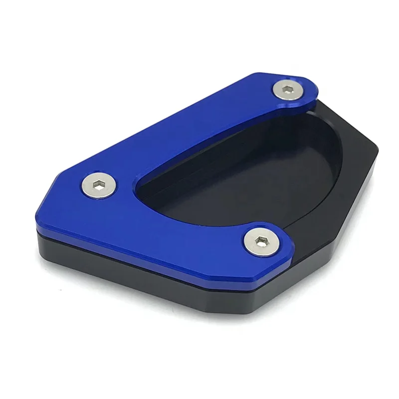 Motorcycle Kickstand Foot Side Stand Extension Pad Support Plate for Suzuki V-Strom 650 DL650 2004-2020 Blue