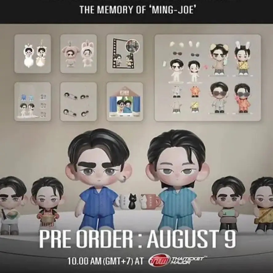 

Thai drama My Stand-In Official merchandise The memory of "Ming-Joe" Acrylic stand Keychain Figure