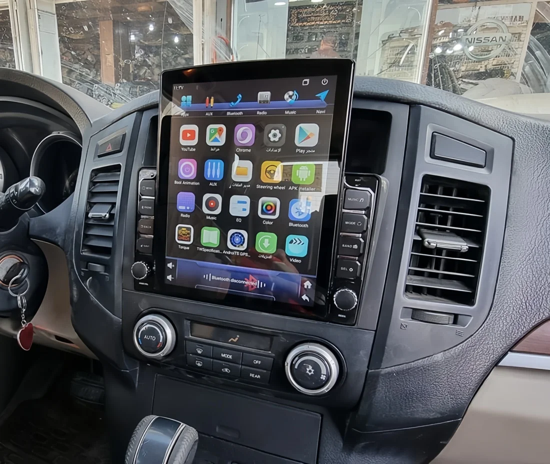 Android 14.0 8G+128G Car Autoradio DVD GPS Navi Tablet For Mitsubishi Pajero 2006 - 2014 Radio DAB FM AM Video Audio Head Unit