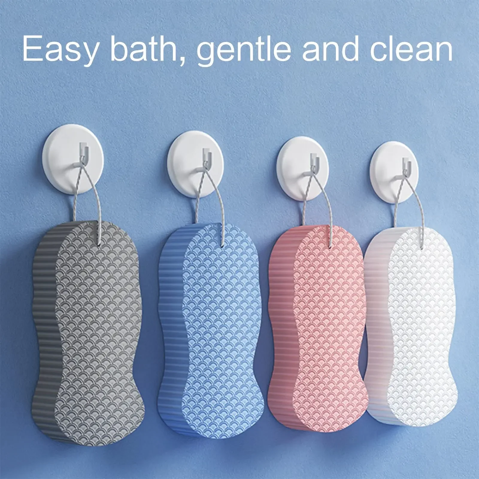 

1pc Soft Sponge Body Scrubber Bath Exfoliating Scrub Sponge Shower Brush Body Skin Remover Exfoliante