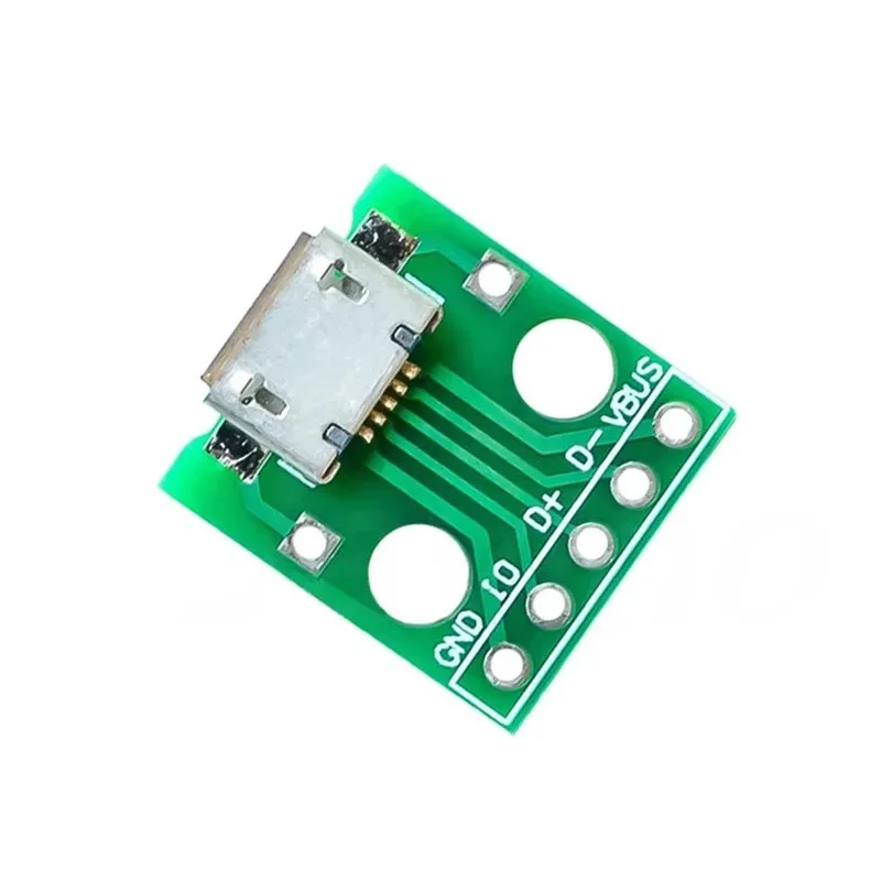 MICRO USBTurnDip UsbBType Mike5p SMD ke DIP Switchboard Dilas Wanita