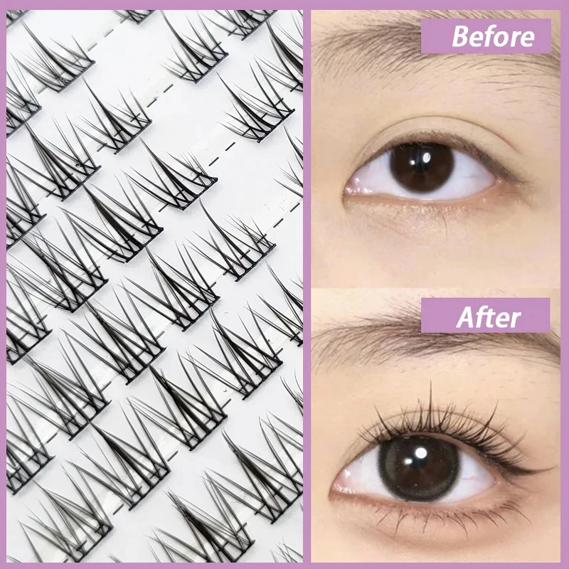 Sunflower False Eyelashes Natural Simulation Comic Eye False Eyelashes Extension Diy Makeup Individual Segmented Eye