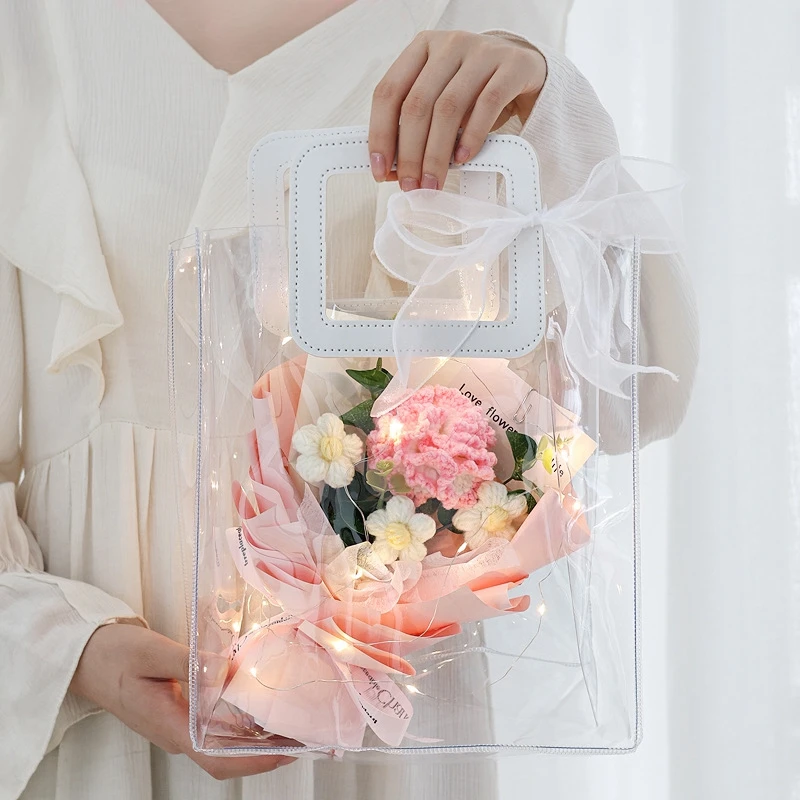 Carnation Artificial Flowers Finished Flowers Handicraft Gifts with Packaging Creative Wedding Decor Mother's Day Gift 어버이날