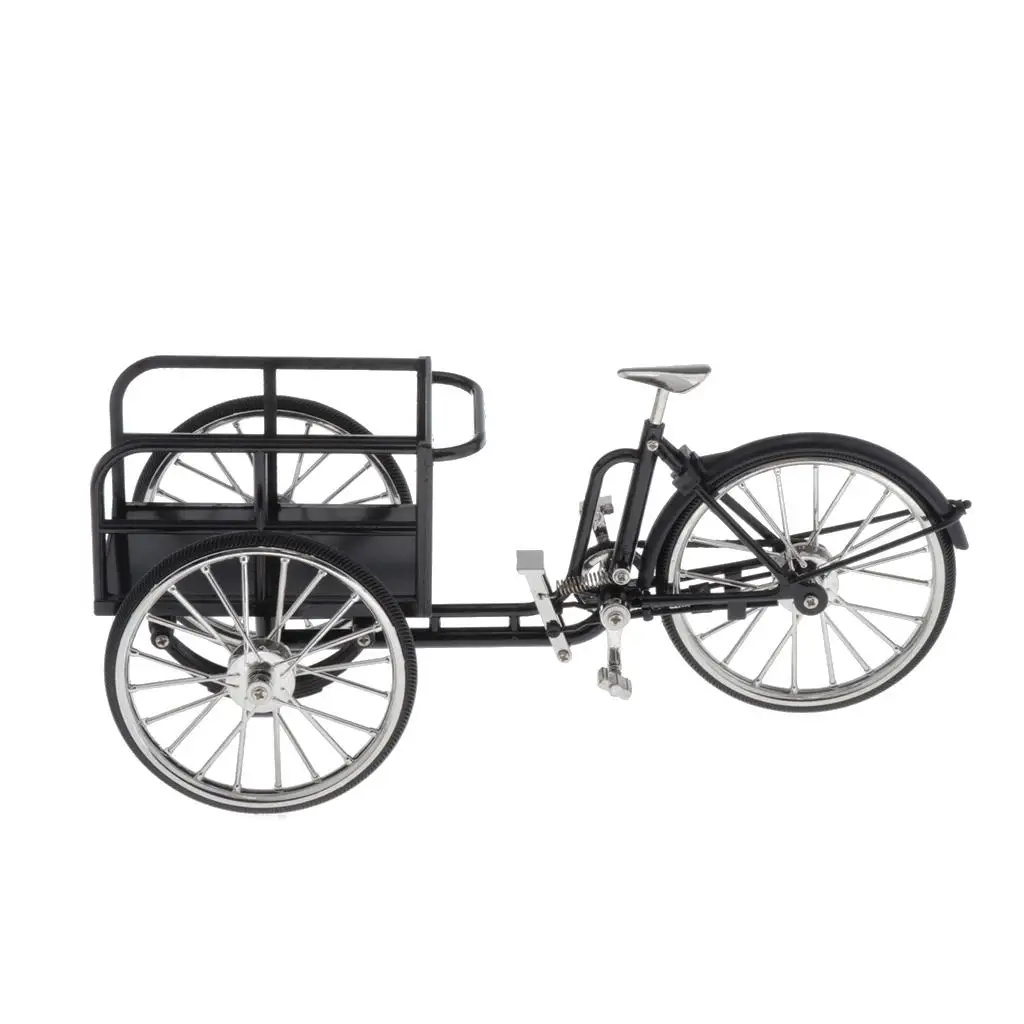 

Mini Racing Bike Toy Alloy 1 10 Diecast Model Tricycle Dollhouse Decor for Kids Gift Collection