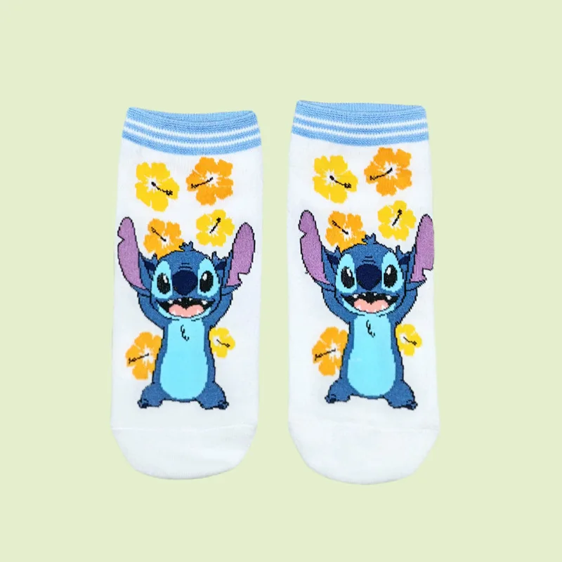 خمسة Paifor Stiddy لطيف غرزة الفتيات الصيف الكرتون أنيمي التطريز نمط تنفس لينة رائحة مقاومة مكافحة بيلينغ الجوارب #2