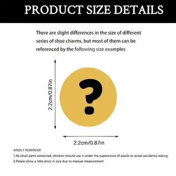 6/30/60/100/200個卡通鞋飾,適用於木屐、泡泡拖鞋、涼鞋,PVC材質,青少年鞋履裝飾配件 8 最佳銷售 洞洞鞋的鞋帶 - №2