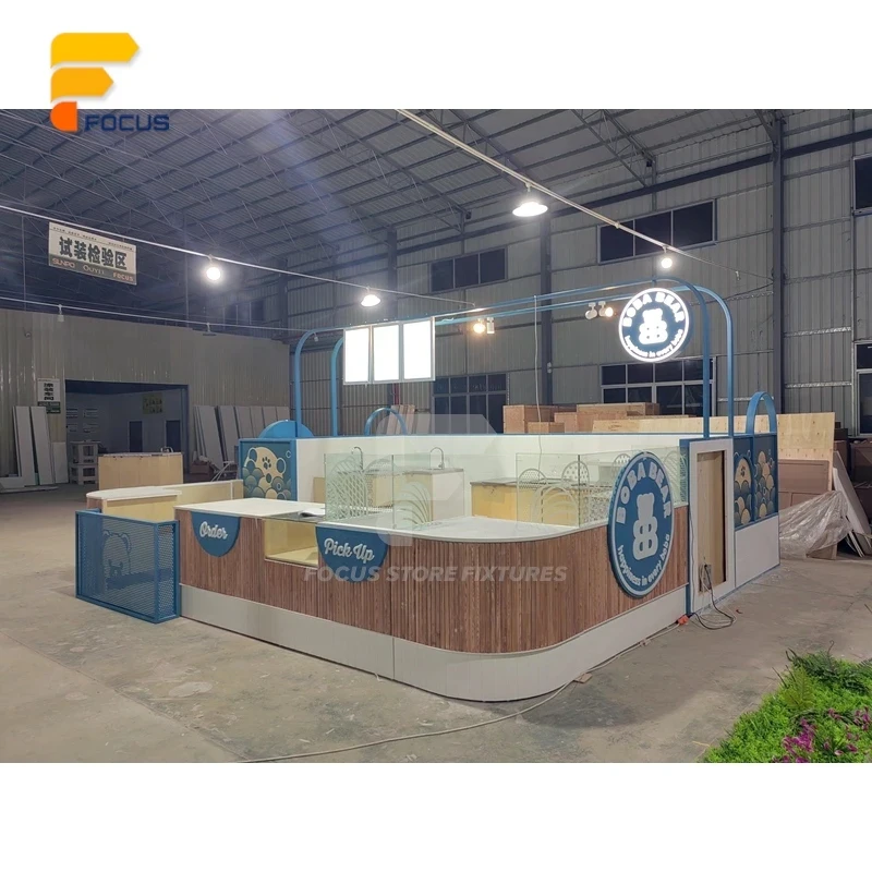 custom.Factory Direct Retail Shop Glass Shop Fixture One Stop Service Cafe Interior Design
