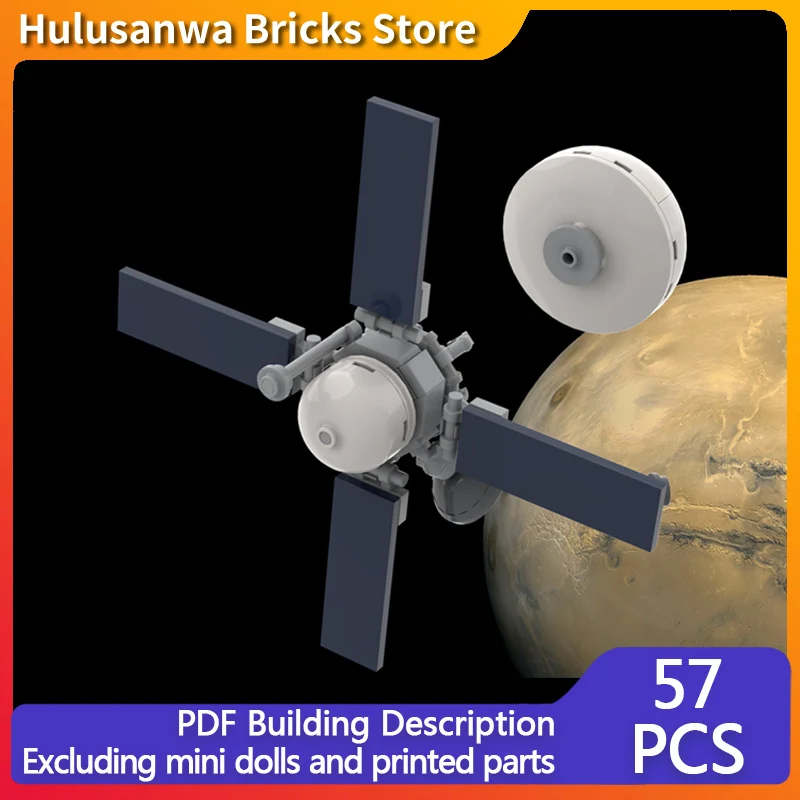 

Military Space Orbiter Model MOC Building Bricks War Equipment Modular Technology Gifts Holiday Assemble Children Toys Suit
