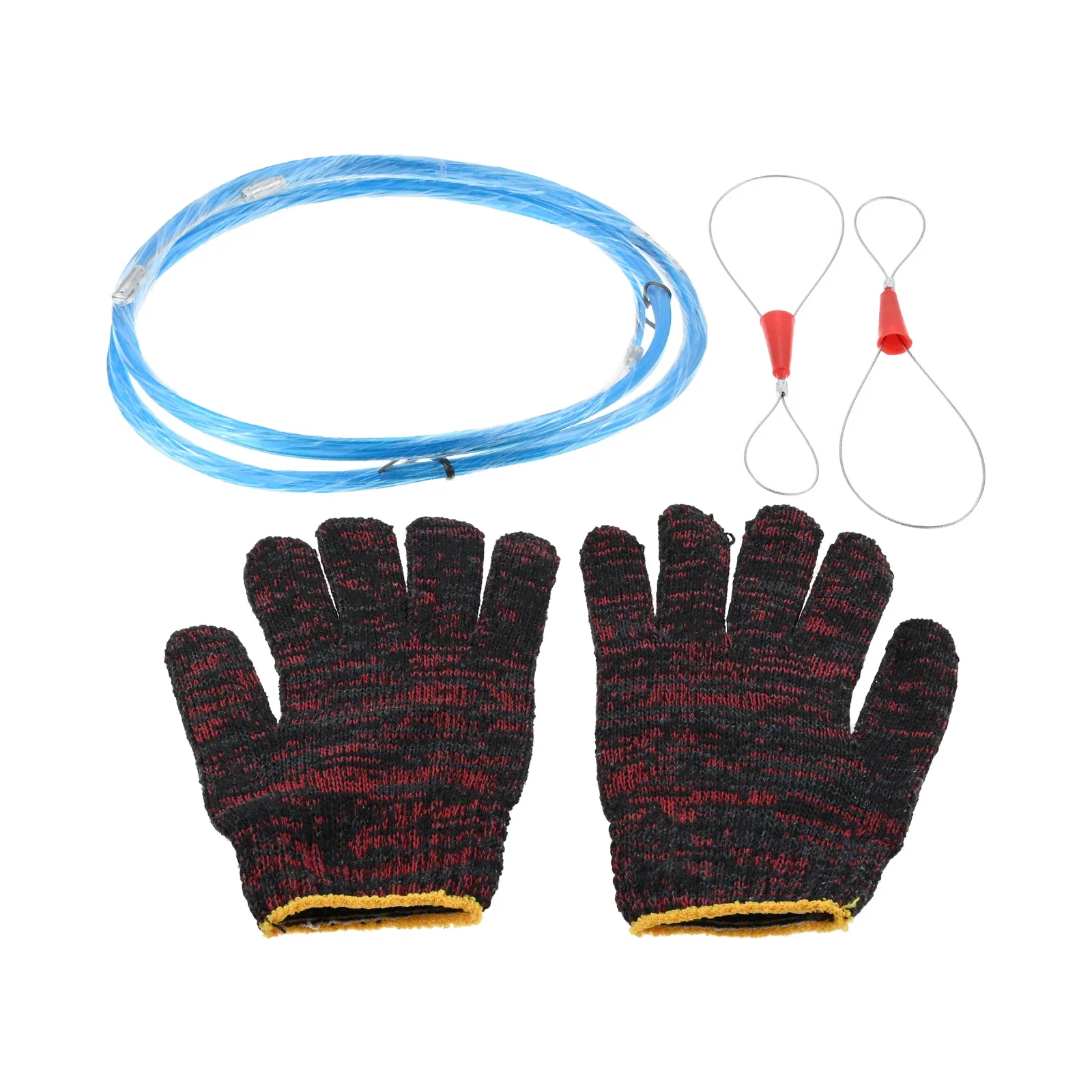 15m Wire Threader with 2pcs of Leads and Gloves for Threading Wires Including Index Leads for CD and PF Home Improvement Molding