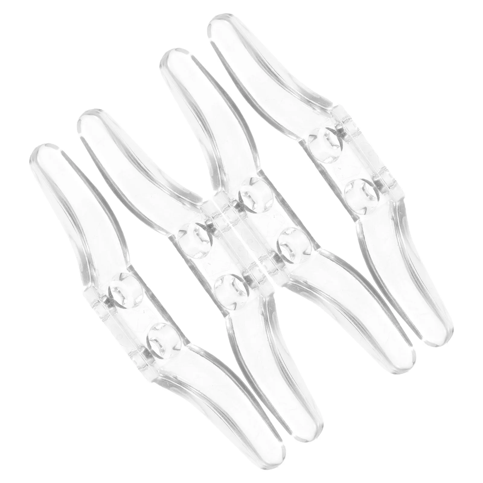 

10pcs Curtain Positioning Hooks Transparent Blinds Bracket Cord Holder Window Hooks Accessories Decor Hardware