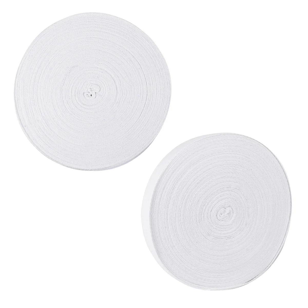 

1 Roll Cotton Ribbon White 2.5cm Width 45m Length Breathable Strong Ribbon for Traditional Present Wrapping Cards Hanging