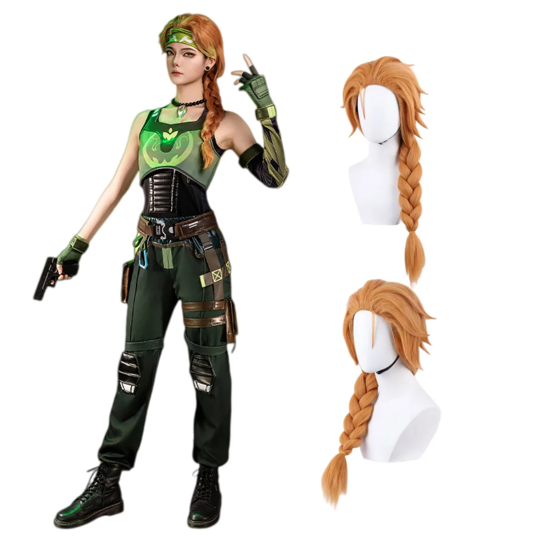 

Skye Cosplay Game VALORANT Costume Wig Halloween Anime Clothes Uniform