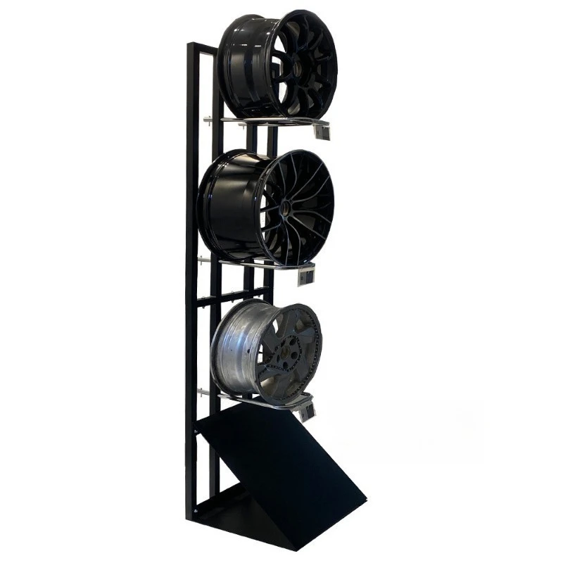 Wheel display frame Car steel ring display frame, metal tire rack