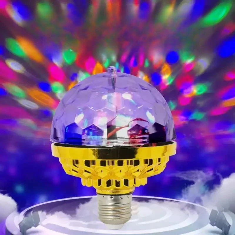 KTV أضواء دوارة أضواء المسرح أضواء محيطة الأسرة الرقص الرقص المنزلية احتفالية الملونة كريستال ماجيك الكرة مصابيح كهربائية