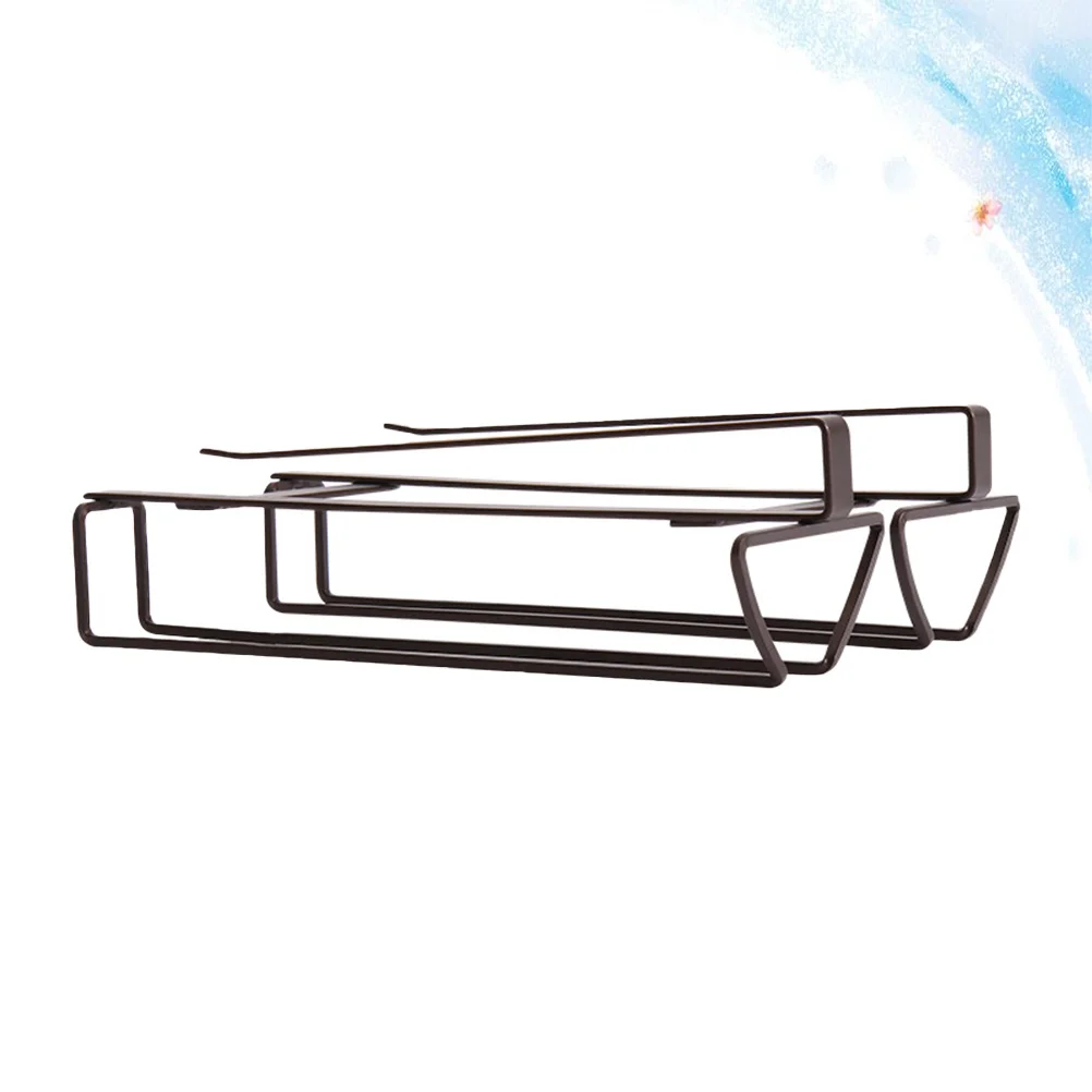 1Pcs High-Quality Iron Red Wine Glass Holder Simple Compact Design Easy Draining Multifunctional Shelf for Living Room Bedroom