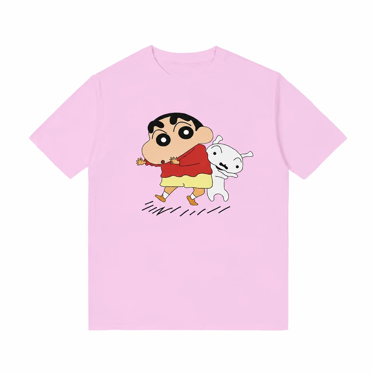 2026 Sommer Crayon Shin Chan Cartoon-Print Baumwoll-T-Shirt für Kinder und Erwachsene, Rundhals, Lässige Streetwear, Weiches, Bequemes, Modisches Oberteil – Detail 8