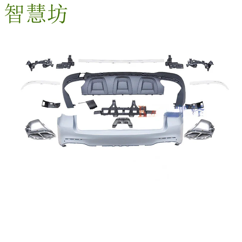 

Suitable for Mercedes-Benz GLC43 modification, GLC43 AM-G large body kit, front bumpers, rear lip, and exhaust tip