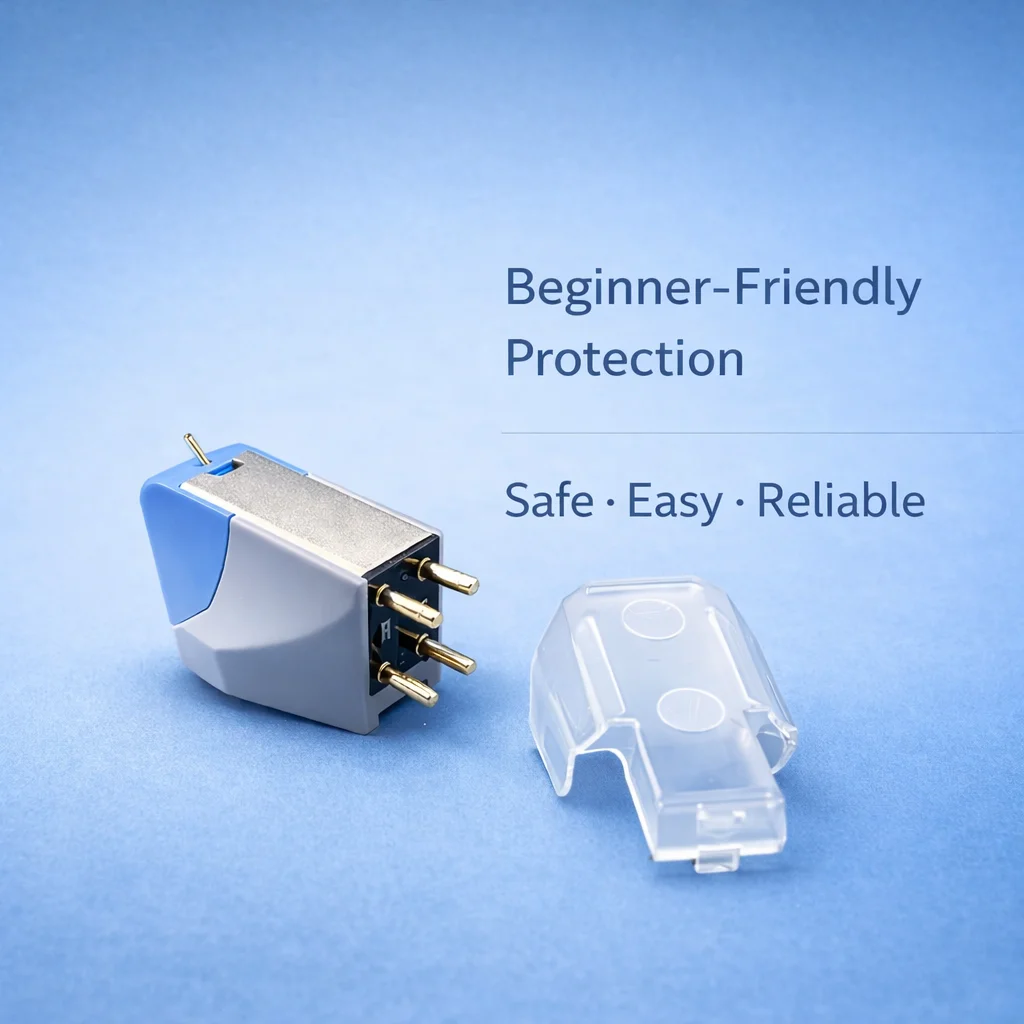 MM Phono Cartridge for Beginners, Smooth Sound, 2.2g Tracking Force, 2-Screw Mount, MM-13 view 4