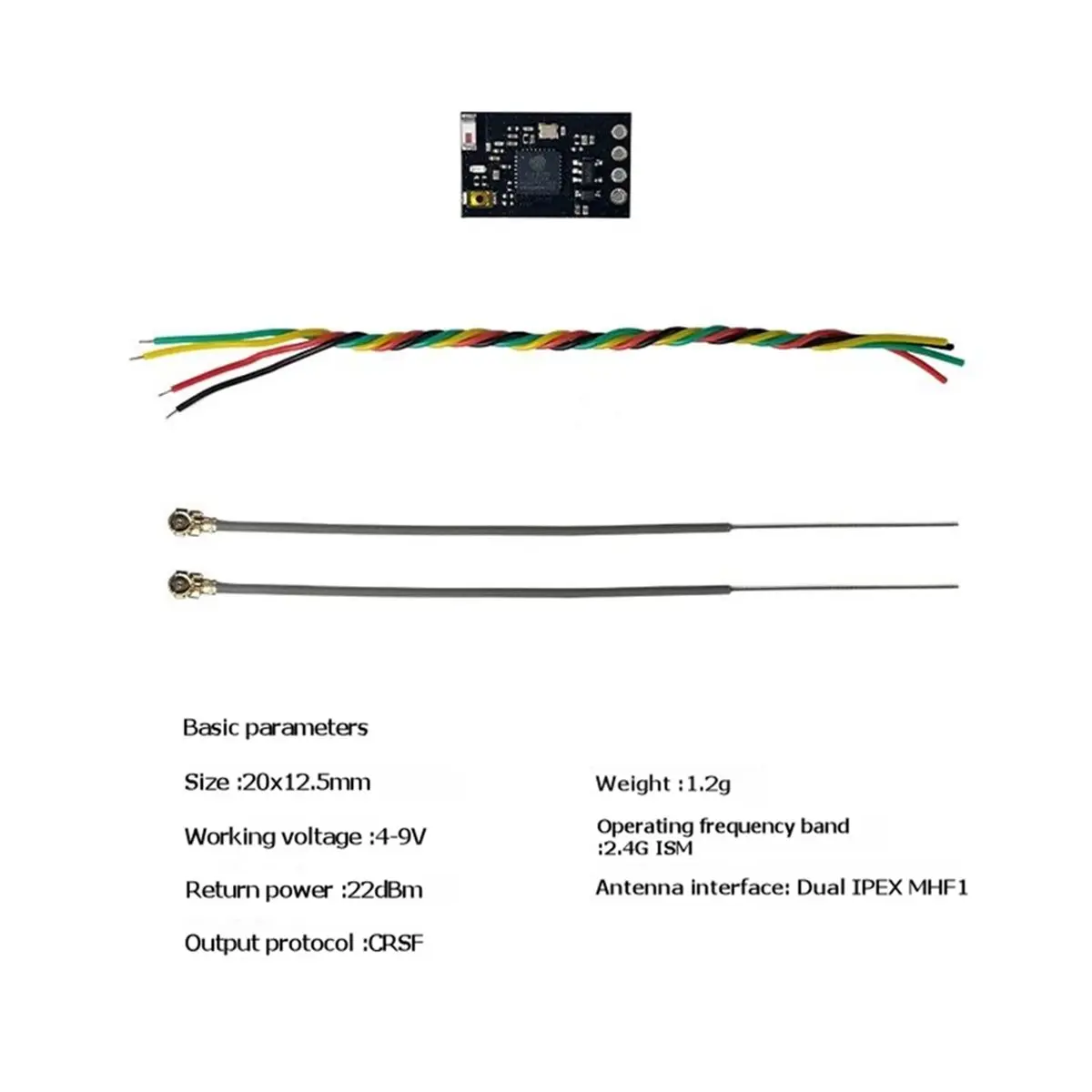 

Приемник A23G ER16 ELRS 2.4G V3.3 16-канальный с двумя антеннами VRX ExpressLRS 2.4G V3.3 для FPV-дронов дальнего радиуса действия