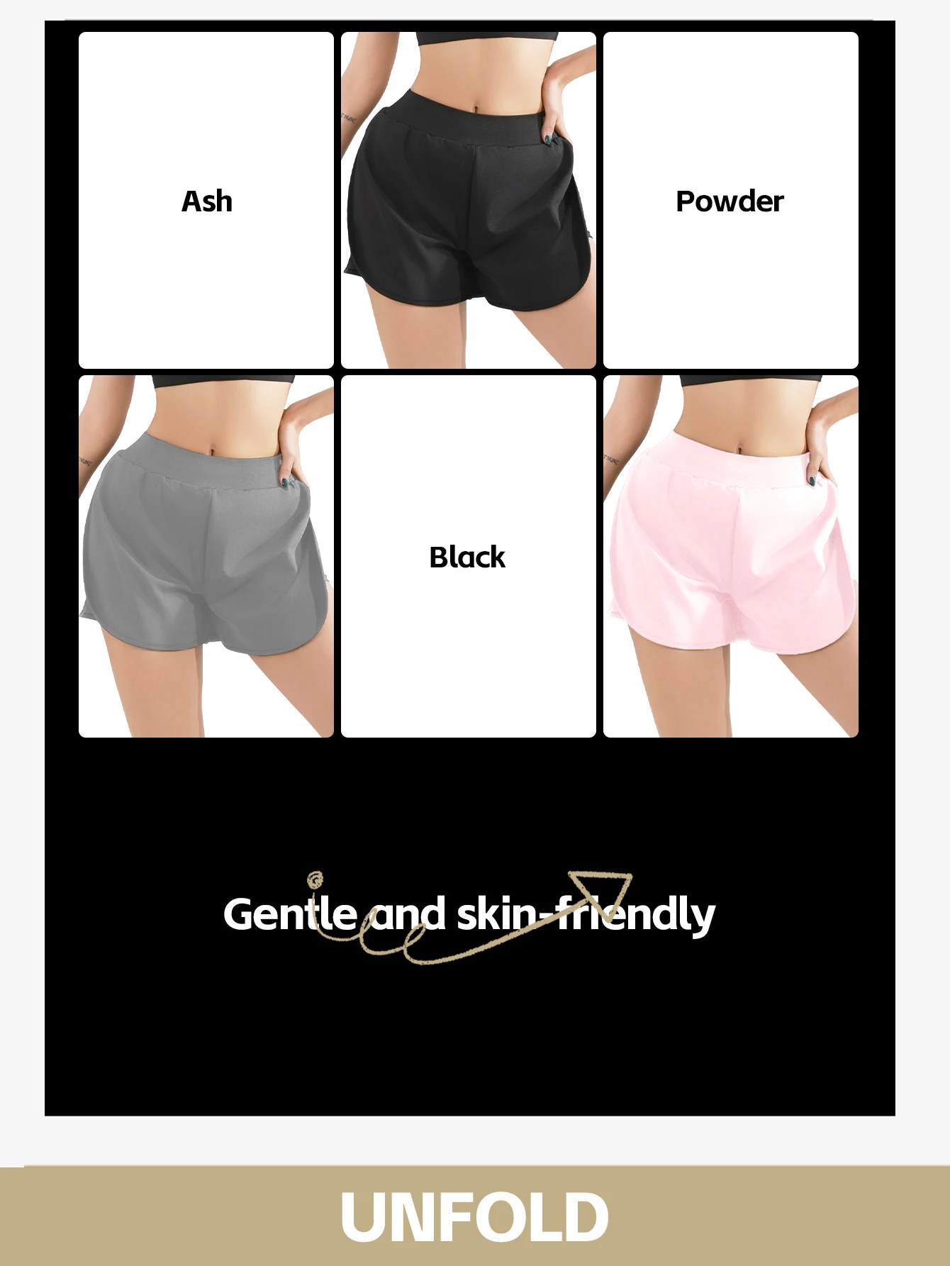 【Pack da 3 pantaloncini a vita alta】 Pantaloncini da allenamento per yoga da donna, pantaloncini da palestra elastici ad asciugatura rapida neri + grigi + rosa con vestibilità ampia, corsa atletica