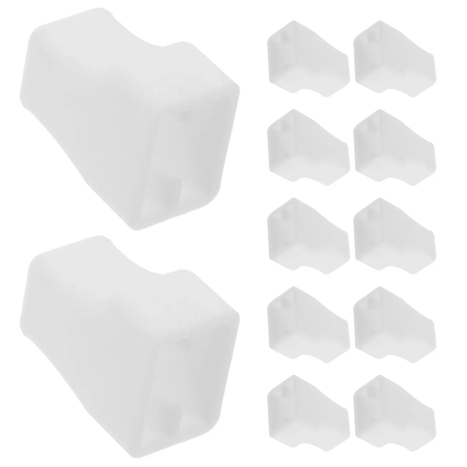 12Pcs Coffee Syrup Pump Dispenser Caps Silicone Leakproof Dustproof White Covers for Syrup Bottles Oil Pourers Soda Bar Kitchen
