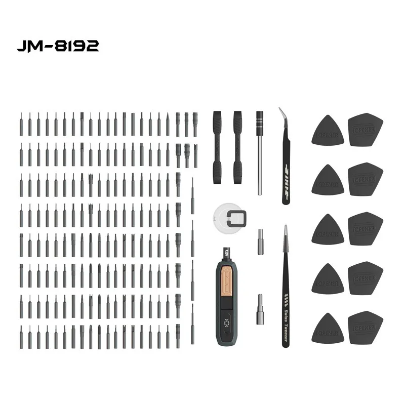 BIESUO 180-piece Manual Precision Screwdriver Set JM-8192 Tool Set Mobile Phone Model Airplane Dismantling Machine Repair Box