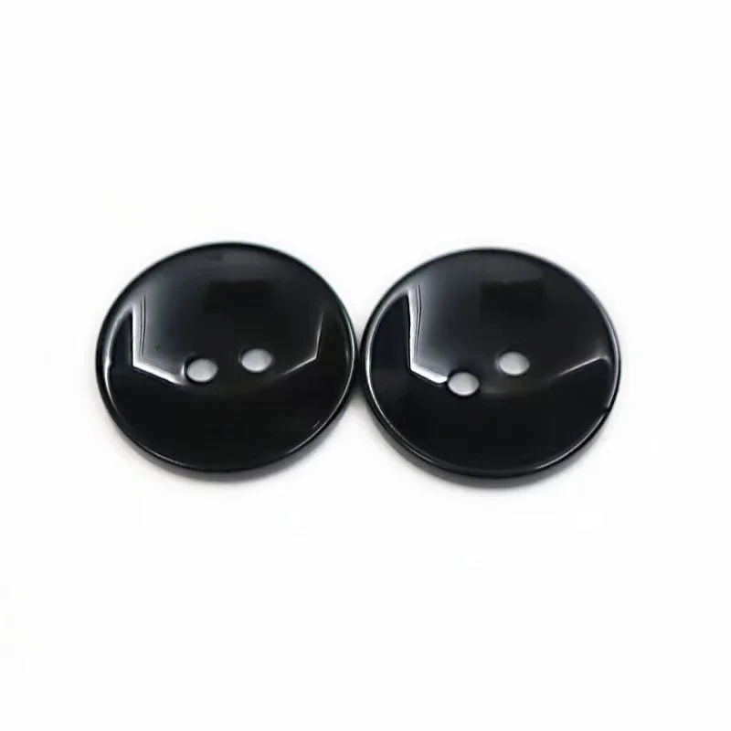 100pcs 10mm/12mm/15mm/18mm/20mm polyester button bowl Sewing button Accessories resin shirt button for DIY