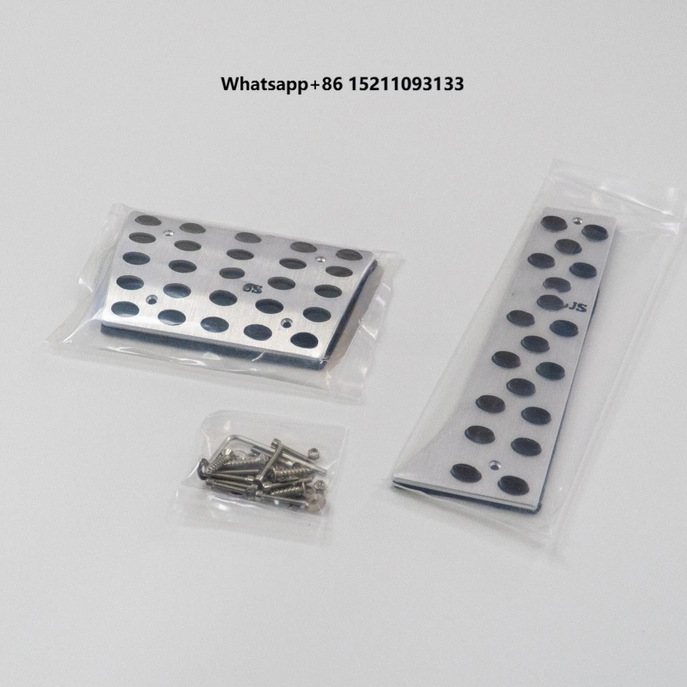B style Stainless Steel Accelerator Brake Rest Pedal Car Foot Pedal Pads for g class g500 g450D g63