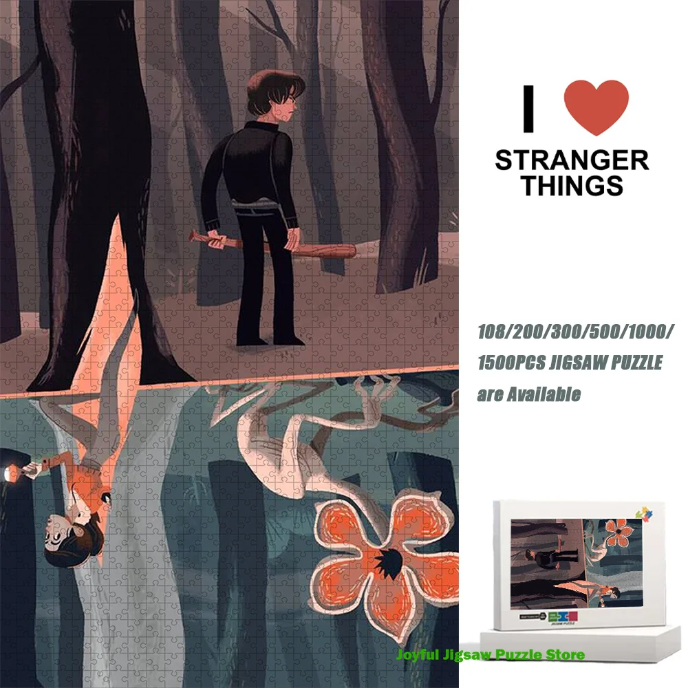 

Пазлы «Очень странные дела» 108/200/300/500/1000/1500 элементов, игрушка для снятия стресса, развивающая игрушка, идеальный подарок, украшение для дома