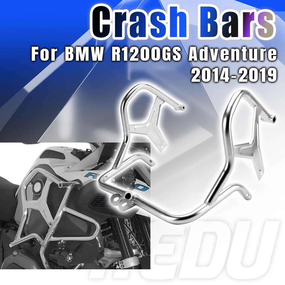 

R 1200GS ADV Motorcycle Stainless steel Engine Crash Bar Extension Bumper Fit For BMW R1200GS Adventure R 1200 GS ADV 2014-2019