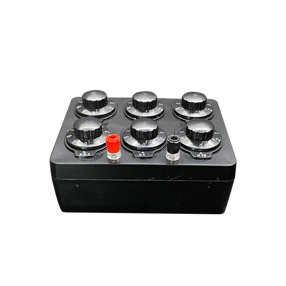 Hot sale 0-99999.9 Ohm Simple Resistance Box Precision Variable Decade Resistor Teaching Instrument Teaching Resistance Box