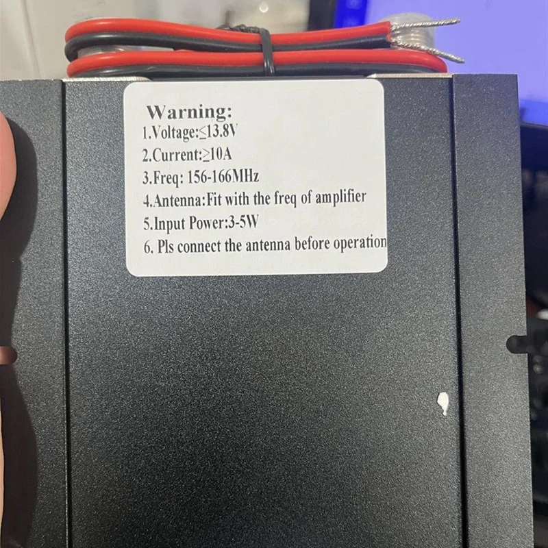 جهاز اتصال لاسلكي صغير بجهاز اتصال لاسلكي VHF ، مضخم إشارة راديو ، 5 وات FM ، 40-50 وات ، بنفسجي ، قطعة واحدة