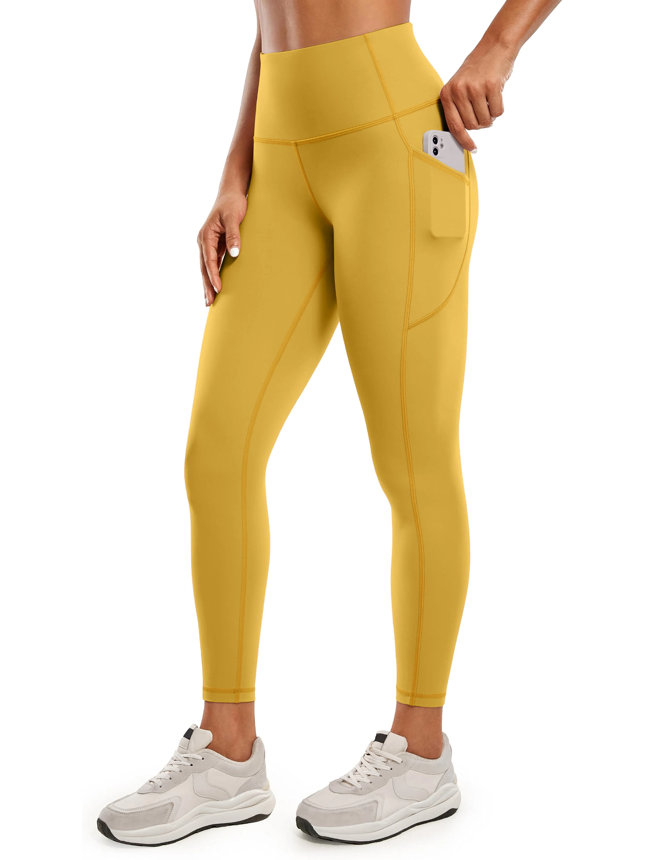 Pantalon élastique taille haute pour femme, pantalon de course respirant, pantalon de sport à fond 9 points, séchage rapide