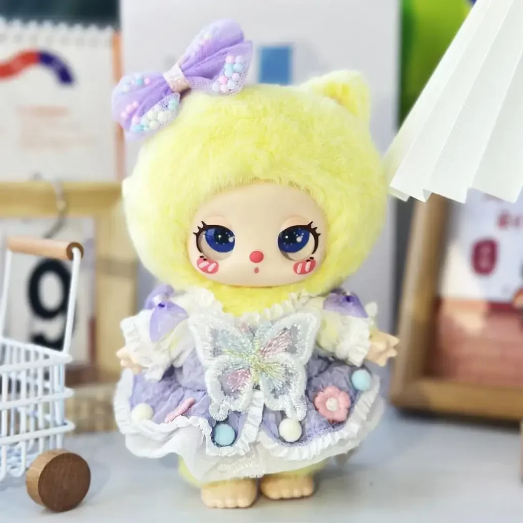 ملابس الدمية الصغيرة لتزيين ملابس Liila Lucky Cat Idol فستان جميل ملابس صغيرة