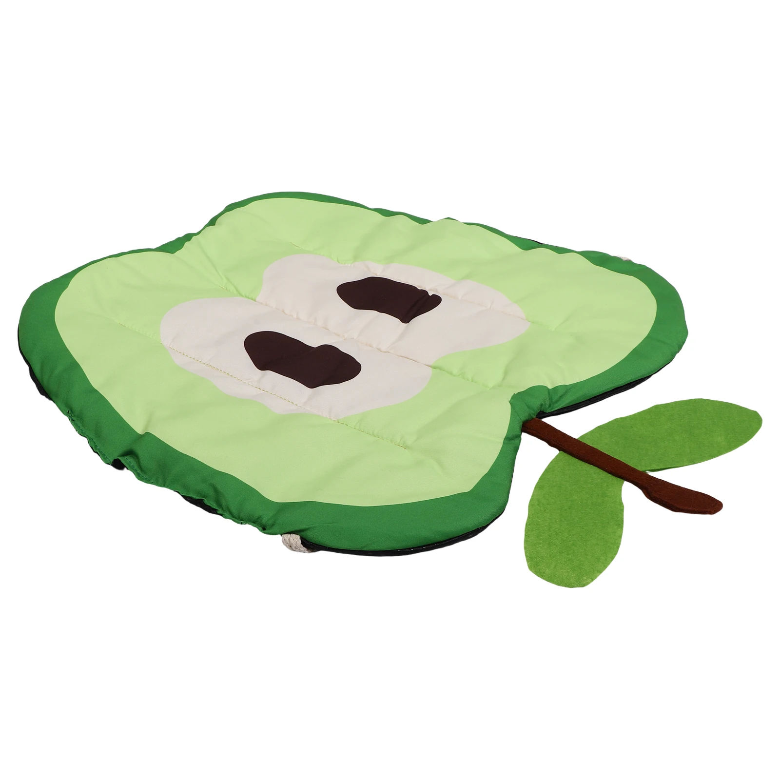 

Pet Mat Cat Dog Bed Cushion Sleeping Pad Apple Shaped Fabric Mats for Small Dogs Reusable Water Resistant Durable Travel Bed