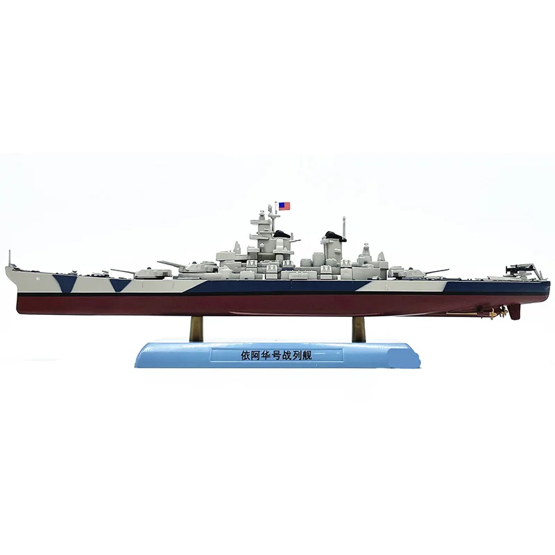 

Diecast Alloy Model of the United States Navy BB-61 Battleship 1:1000 Scale Toy Gift Collection Simulation Display Decoration