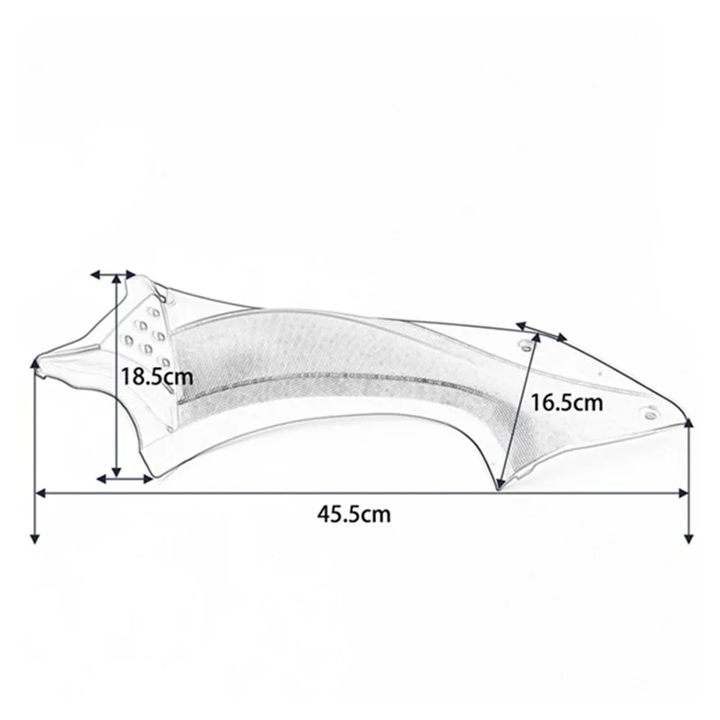 أوصى بشدة دراجة نارية الجسم Fairings أنابيب الهواء الجانب غطاء صندوق الهواء Fairings لكاواساكي ZX 14R ZX-14R 2006-2011