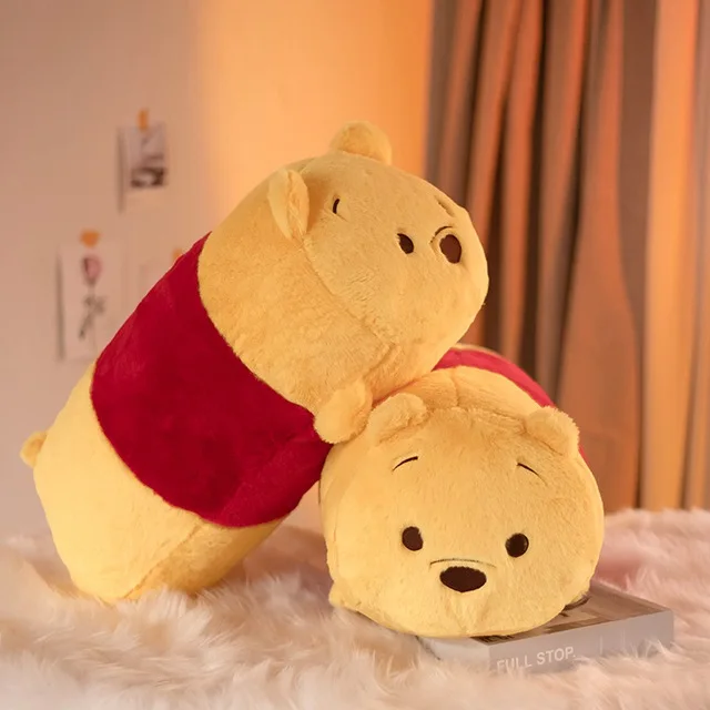 60/90cm Pooh Bear Long Cushion Comfortable Throw Pillow Sofa Bed Big Size Cylinder Back Cushion Room Decor Gifts Girl