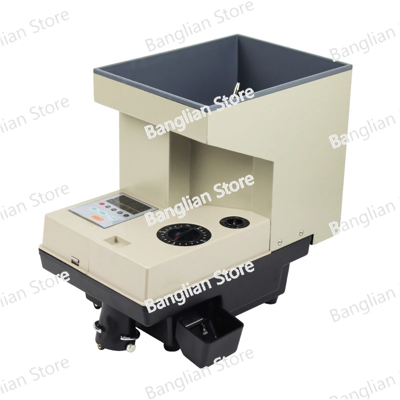 

Electronic Automatic Coin Sorting Machine, Currency Counter, 110V/220V, Coin Counting Machine, Counting Range of 1-999 Pieces