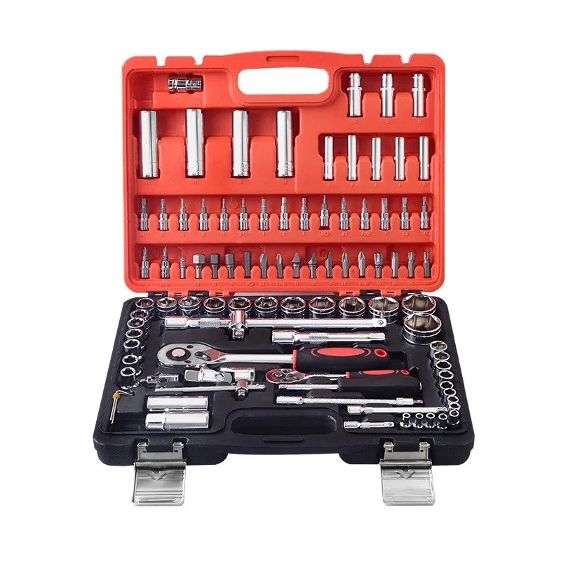 Hiyes Supplier Wholesale 150pcs CRV professional Mechanics auto Wrench socket tool set Repair Tool Combination Mixed Tools Set