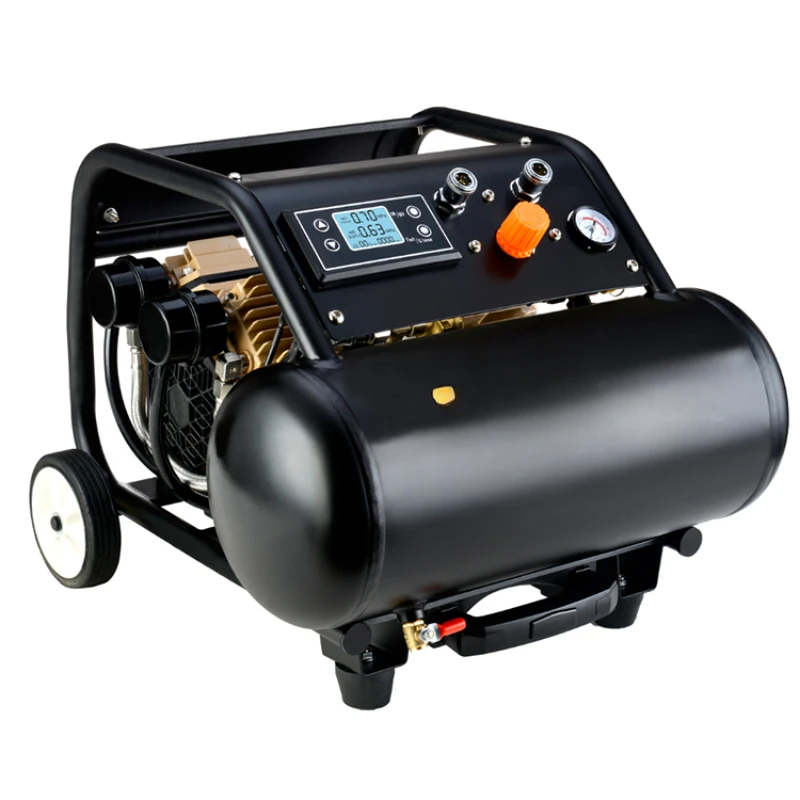 

2HP Brushless 15L, 1500W Free silent Portable Oil-Less low Noise 4 gallon Tank Air Compressor GDY-990K