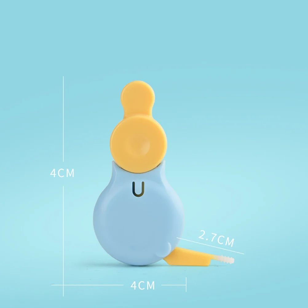 

Infant Nose Ear Navel Cleaning Clip Blue Gourd PP Material Safe Round Tip Toddler Tweezer Easy Tweezer