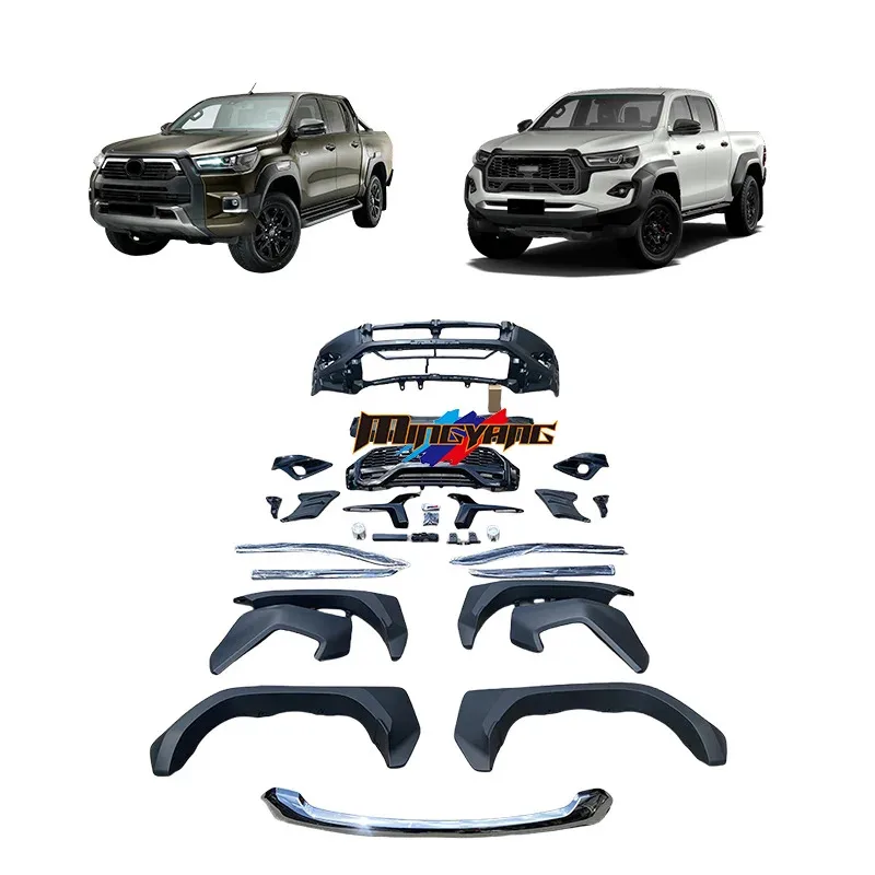 Mingyang High Quality Facelifts Body Kit GR Sport Conversion Car Bumper 2020-2022 for Hilux Revo Bodykit