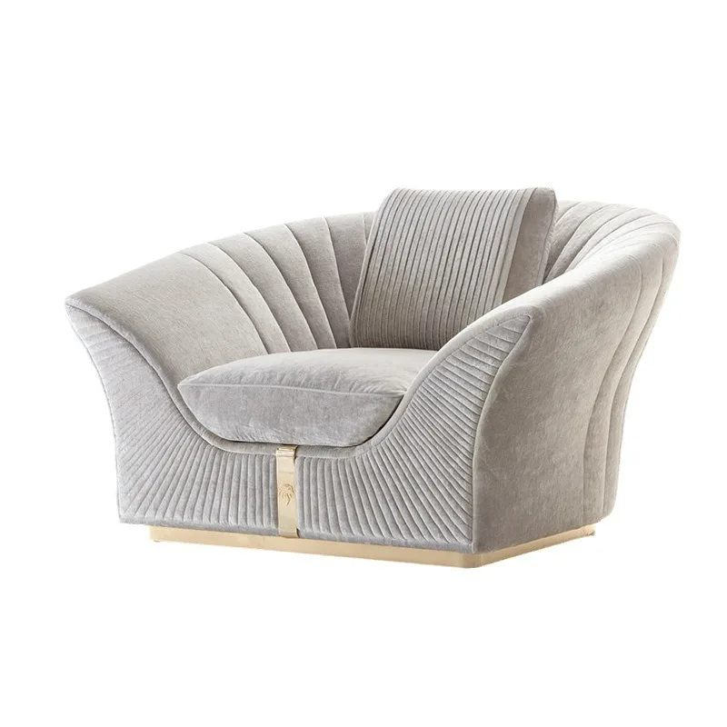 

Light luxury sofa Italian high-end combination fabric villa luxury high-end designer sofa